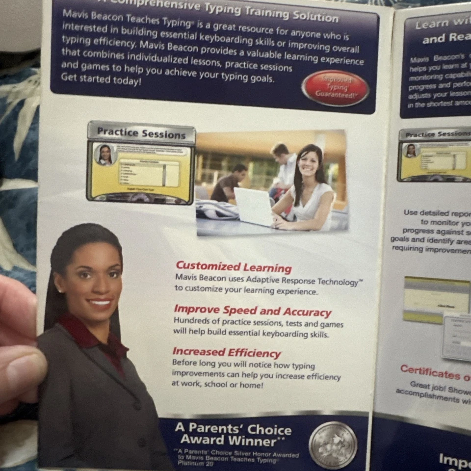 Mavis Beacon Teaches Typing Deluxe V20 (PC/Mac) *New,Sealed* - Image 4 of 4