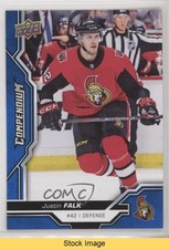 2018-19 Upper Deck Compendium Blue Justin Falk #685 READ u0t