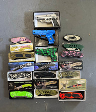 Mixed Lot Folding Pocketknives Multicolor
