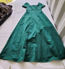 Southeastern Performance Apparel Maxi Long Dress A-Line  Christmas Green Size 0