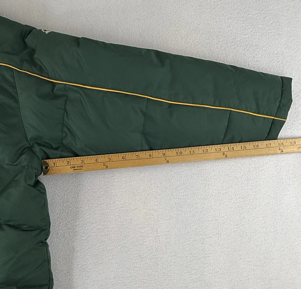 Jaqueta acolchoada Green Bay Packers Reebok com capuz feminina juvenil 14-16 - Imagem 4 de 4