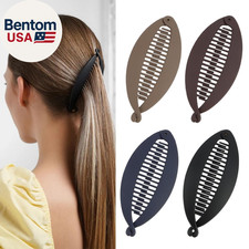 Hair Clips, 4PCS Banana Clips for Thick Thin Hair, Matte Banana Hair Clips, Stro