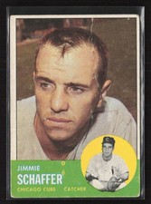1963 Topps #81 Jimmie Schaffer - VG - crease - Set Break!