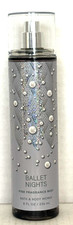 Bath  Body Works Ballet Nights Fine Fragrance Mist Spray Splash 8 oz