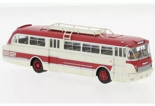 Minicar 1/87 Icarus 66 City Bus 1968 White Red 59563