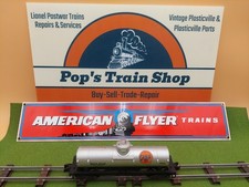 American Flyer Postwar "5 Digit / Split Tank" Gulf Oil Single Dome Tank Car