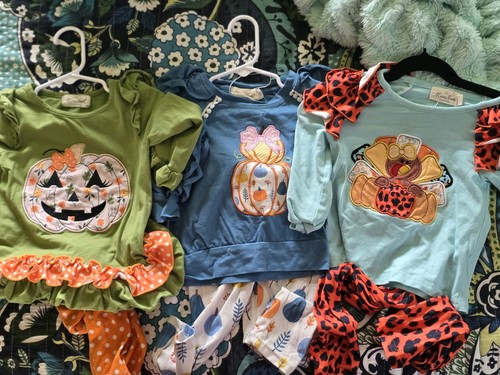 LOT OF 11 SIZE 18- 24MNTH girls Clothing 1 PJ And 10 Sets. +separates Included