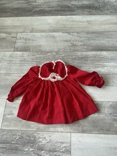 Vintage Beautiful Girls Ruth Of Carolina Dress Size 12 Months Made In USA