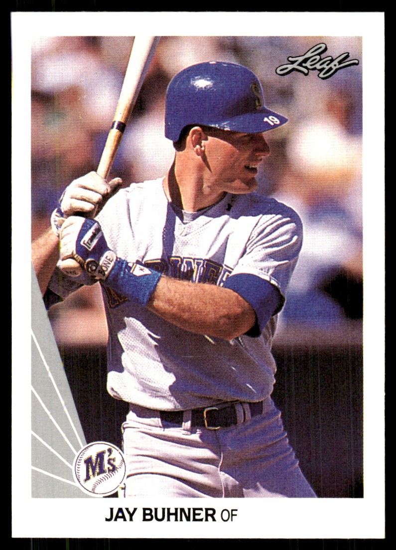 Jay Buhner 1990 Leaf #114 Mariners FREE SHIPPING StackedPacks