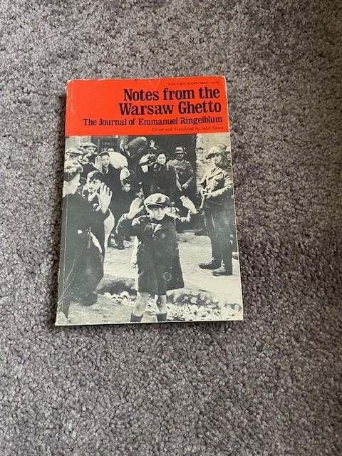 Notes from the Warsaw Ghetto Journal of Emmanuel Ringelblum Used copy