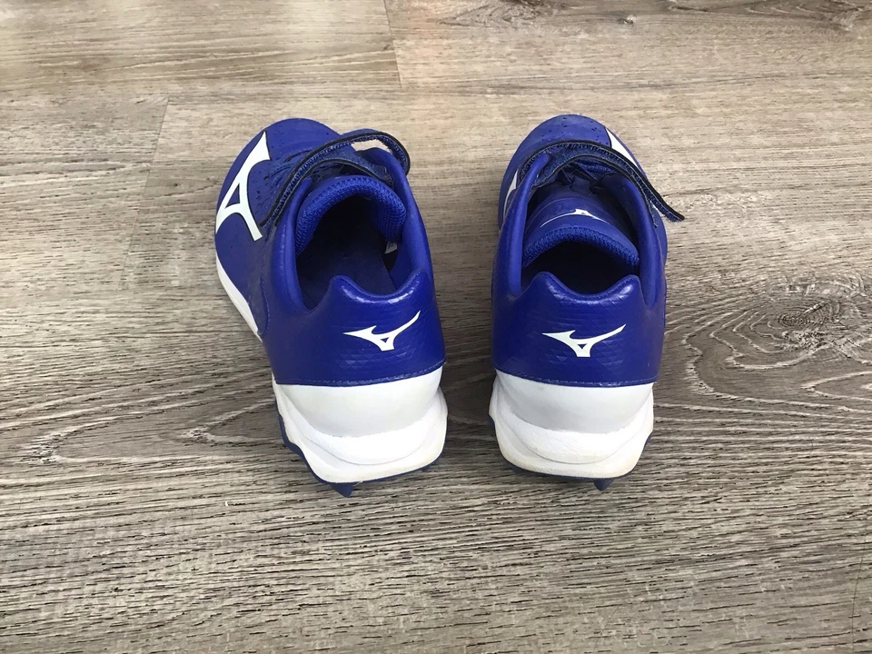 Mizuno Wave Select Nine Jr Low Youth Size 3 Molded Baseball Cleats Boys 320581  - Image 3 of 4