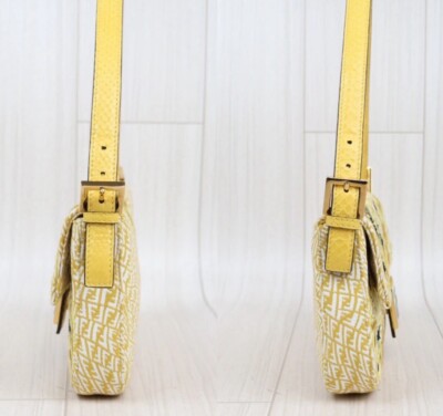 【関税＆送料込み】Fendi Nvo - Baguette Bag Fendi Raffia Vitello Baguette - Luxe Bag Rental