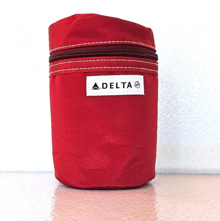 Vintage Delta Airlines Red Barrel Amenity Kit First/Business Class