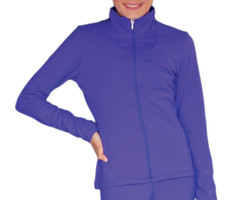 CHLOE NOEL Childrens Size Small 7-8 Solid Purple Jacket W/Thumb Holes