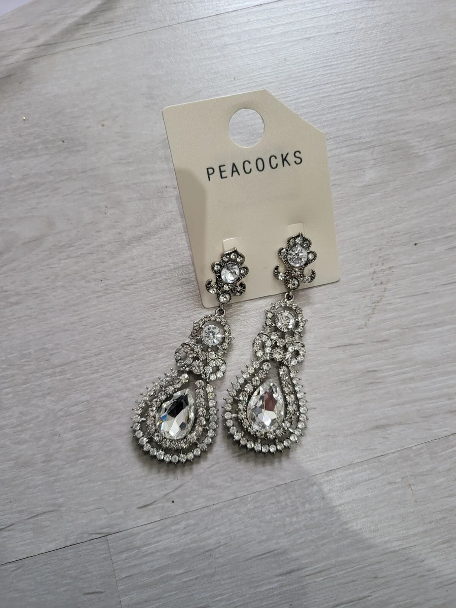 Silver costume best sale earrings
