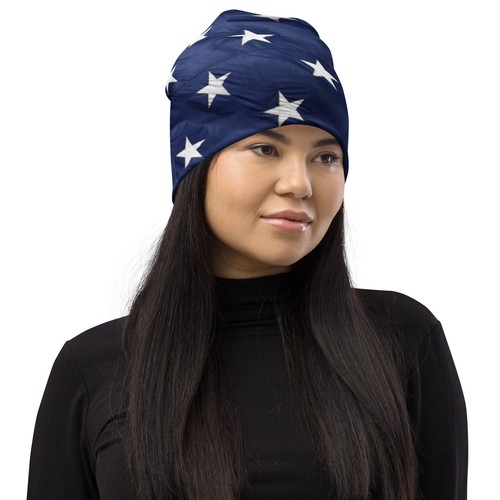 Embrace Your Patriotism: American Flag Pattern Beanie for Unmatched Style - Picture 4 of 13