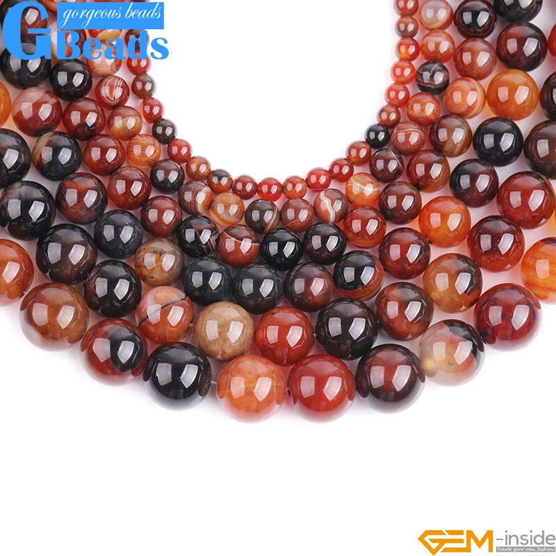 Dream Lace Agate Beads Round Natural Stone Free Shipping 15"6mm 8mm 10m 12mm GB - Image 2 of 4