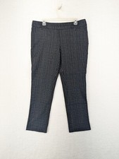 Apt 9 Women's Professional Plaid Pants Black Striped 16P Regular