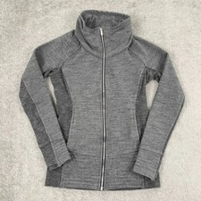 LULULEMON Radiant II Jacket Womens Size 6 Heather Gray Full Zip Athletic Fleece