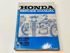 OEM Genuine Factory Honda Service Manual 1991 1992 1993 1994 1995 ST1100 ST1100A