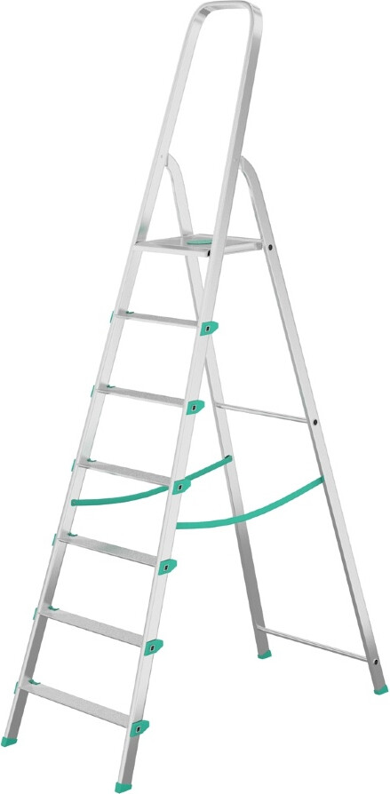 Scala Alluminio 7 gradini Professionale 152 cm Libellula S107A07W COLOMBO