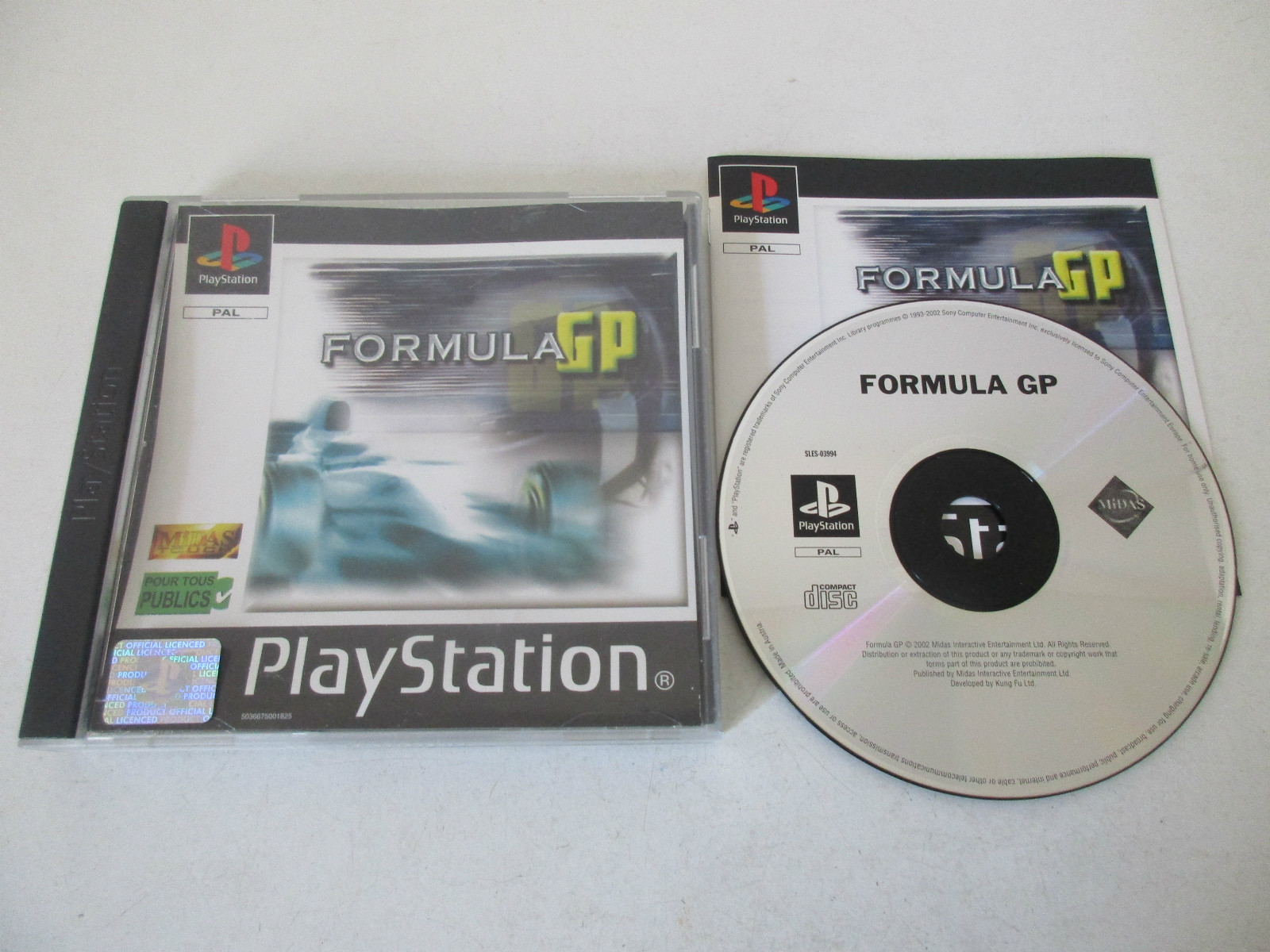 FORMULA GP - SONY PLAYSTATION - JEU PS1 PSX COMPLET