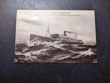 1926 France Somalia PPC Ship Postcard Cover Djibouti to Brussels Belgium