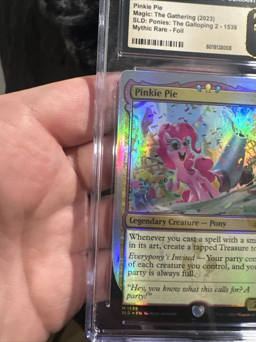 Pinkie Pie FOIL MTG SLD The Galloping 2 My Little Pony CGC Pinkie Pie FOIL MTG SLD The Galloping 2 My Little Pony CGC