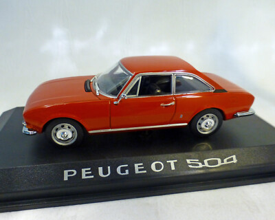 Miniature Peugeot 504 Coupé 1969 NOREV échelle 1/43 - Occasion Très Bon état Avec Boîte