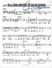 DANNY KORTCHMAR Signed 8.5 x 11 Photo Don Henley Guitarist FREE SHIPPING Vintage