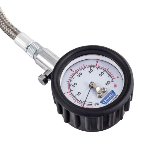 Medidor de presión de neumáticos Venhill motocross/bicicleta/MX TPG - 0-60 PSI - rango de 0 a 4 barras - Imagen 1 de 3