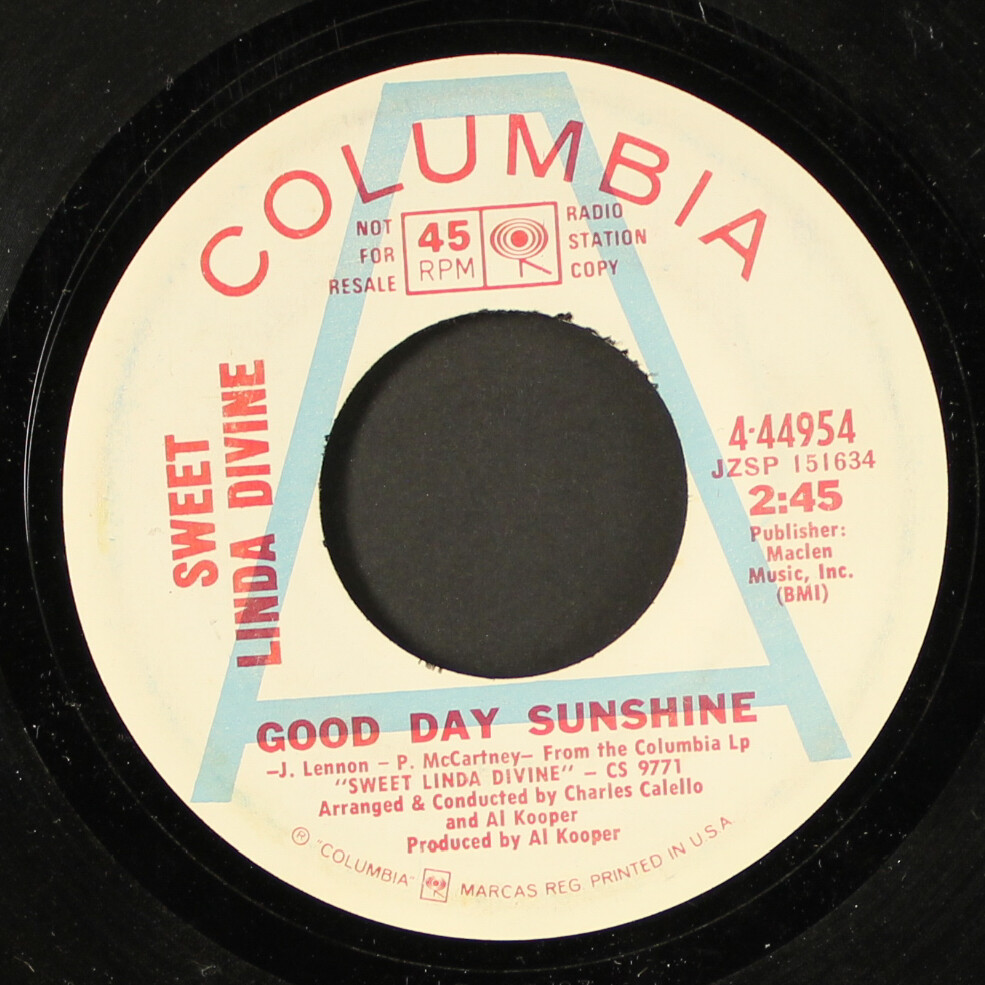 lical träumeline 2015 CD SWEET LINDA DIVINE: good day sunshine / same time same place