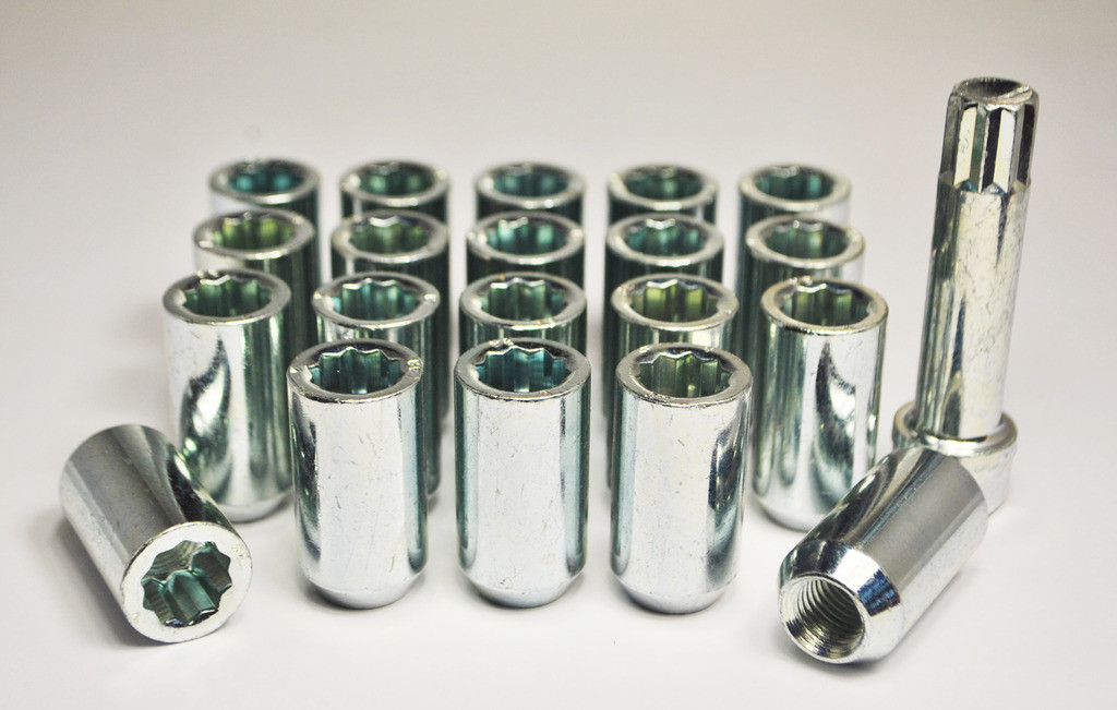 Titan GT50 Extended Tuner Wheel Nuts M12 x 1.25 WRX & STi
