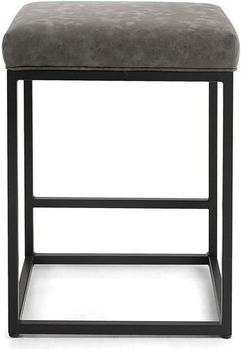 24" Barhocker Küche PU Leder Sitz Theke Hocker Esszimmer Bar Stühle - Bild 25 von 34