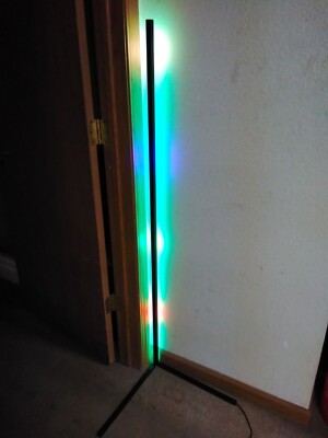 Tacahe Corner Floor Lamp-RGB Color Changing Mood Light