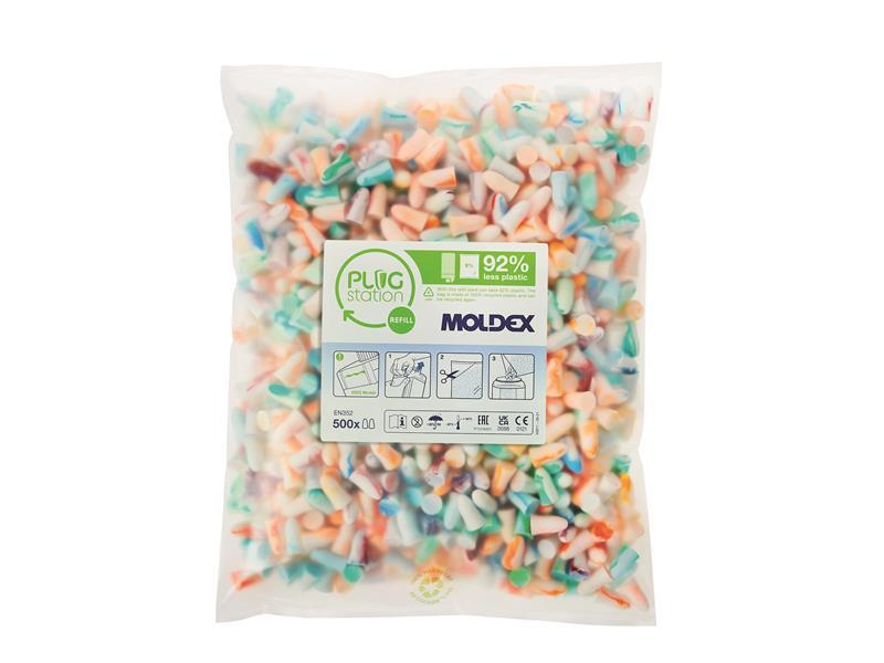 Moldex Scintilla Spine Plugstation 500 Ricarica SNR 35 DB (500 Coppie) MOL786001