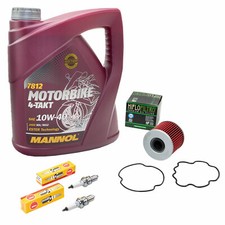 Wartungspaket 4L Öl für Suzuki GS 500 EE F GS500 1989-2008 Ölfilter+Zündkerzen
