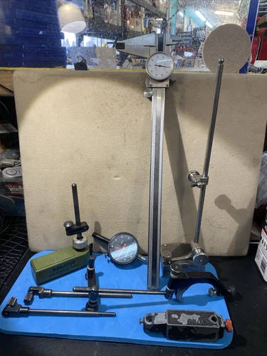 Mitutoyo 7025 Mini Magnetic Test Dial Indicator Stand Holder & Machinist Tools