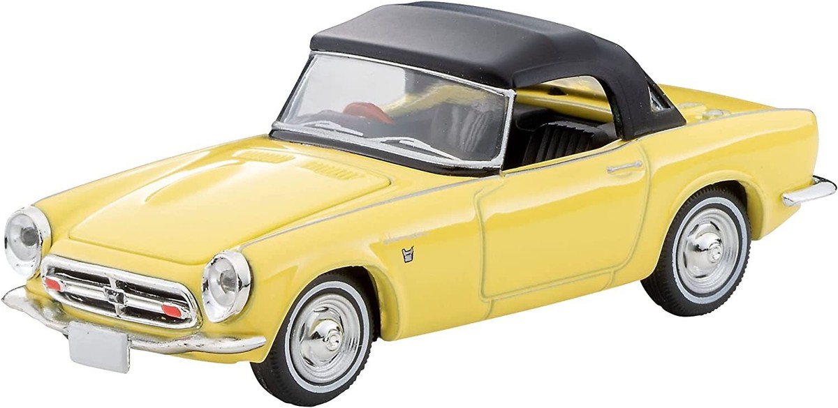 TOMICA LIMITED VINTAGE 1/64 LV-200b HONDA S800 Closed Top Yellow
