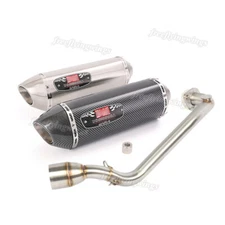 Complete System Exhaust Header Pipe Mufflers Tip For Yamaha SMAX155 Force155