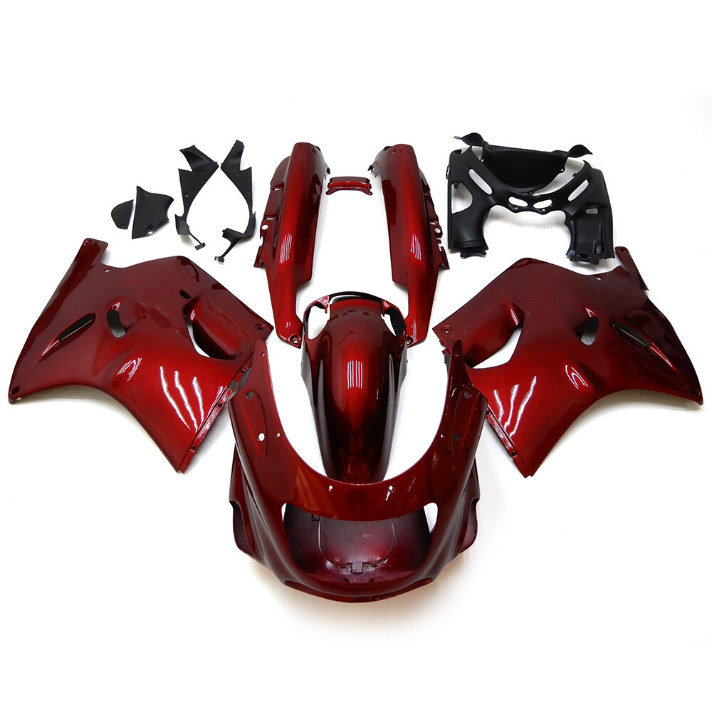 Candy Red Fairing Kit for Kawasaki Ninja ZX11 1993-2003 ZZR1100