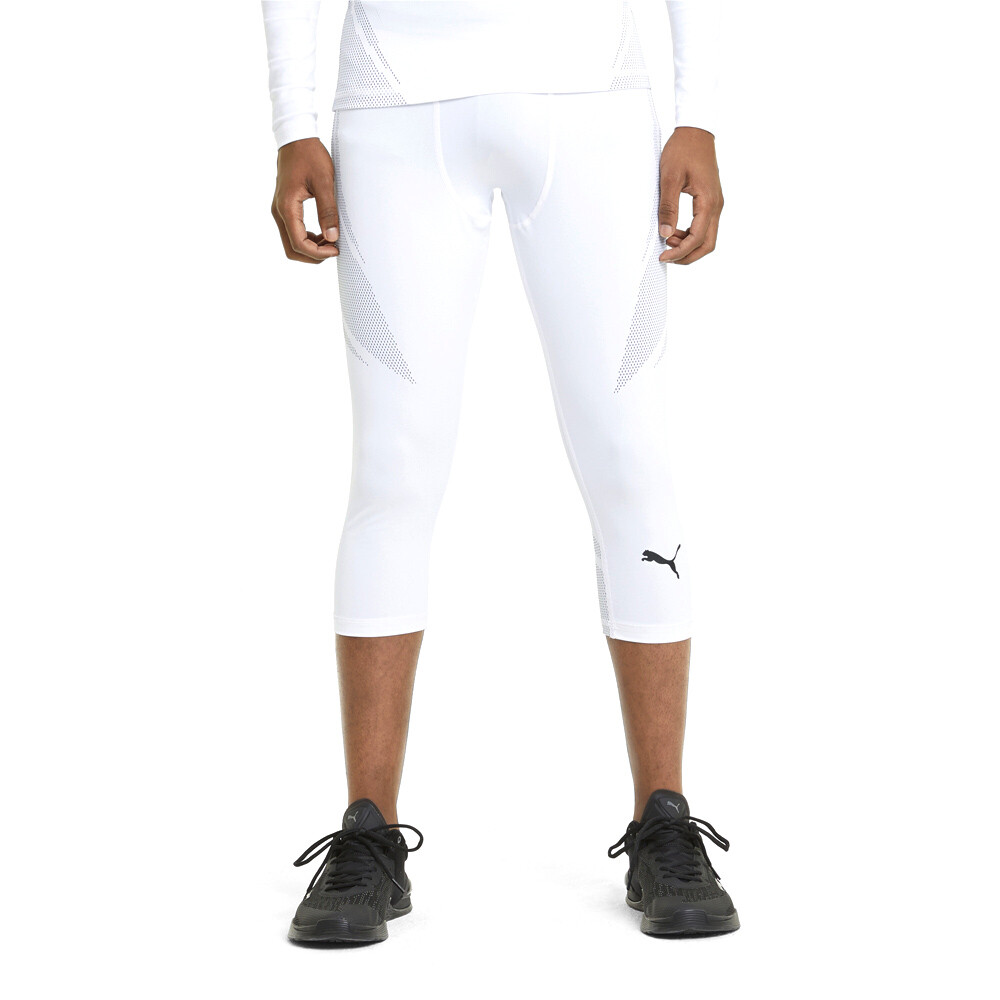 Леггинсы для тренировок Puma ExoAdapt 34 Мужские белые спортивные повседневные 52010802