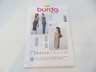 BURDA Style Sewing Pattern 7150 UNCUT Women's Skirt Size 10/12/14/16/18/20 -