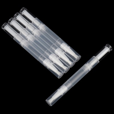 5Pcs 3ML Nail Nutrition Oil Empty Pen Botttle With Brush Applicator Nail To.OY