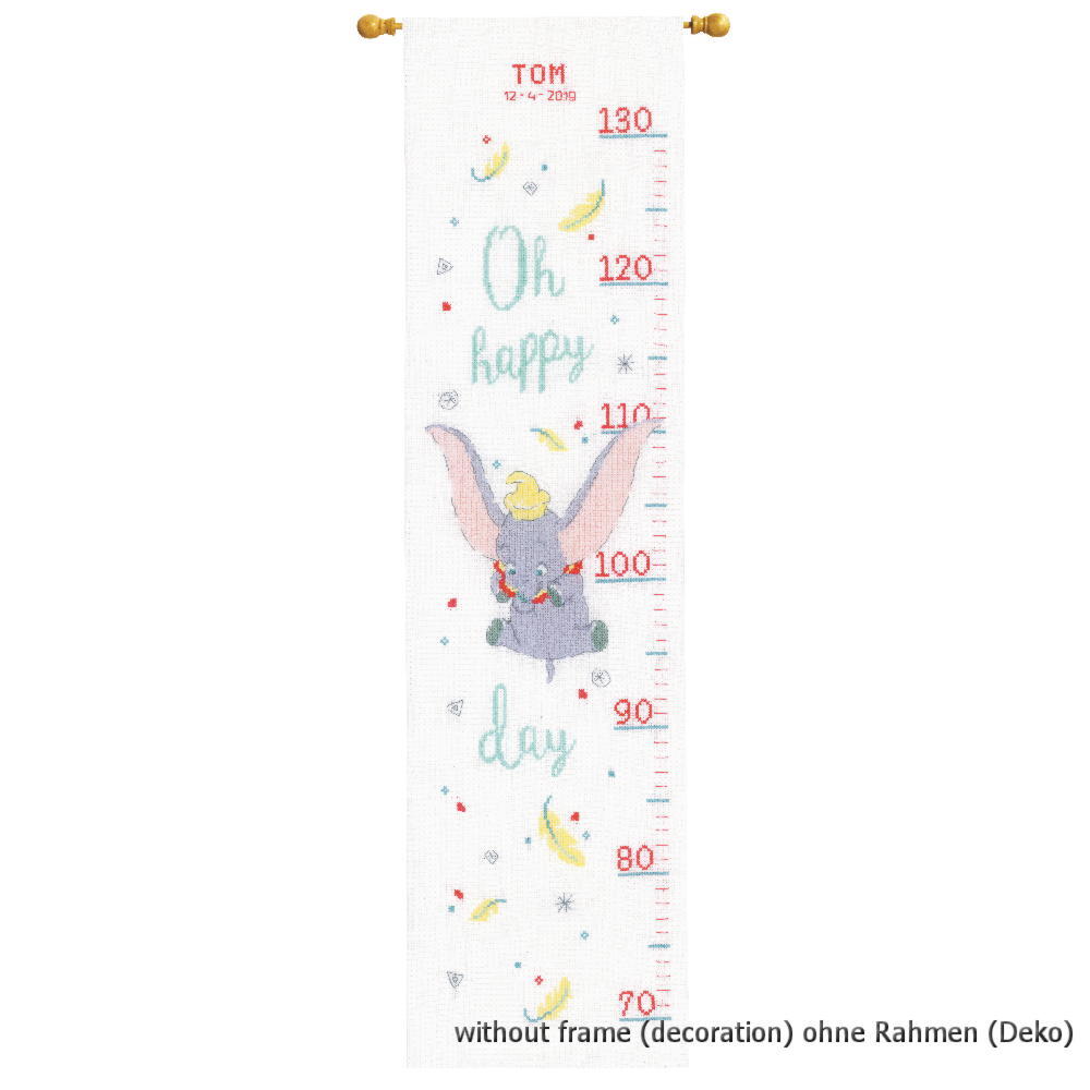 Vervaco counted cross stitch kit Disney Dumbo Oh happy day, DIY