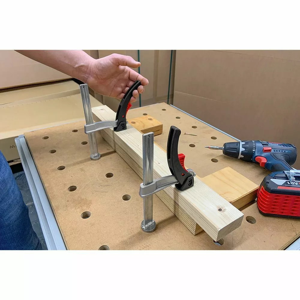 Bessey TW20 15 8 KLI Bench Quick Clamp 20mm Round For Multifunction Work Tables
