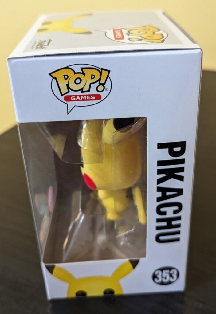 Pokemon Pikachu Only @ Gamestop Flocked #353 Funko Pop | eBay