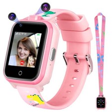 4G Smart Watch Kids Phone Watch GPS Anti-Lost SOS Call Voice Video Dual-Camera