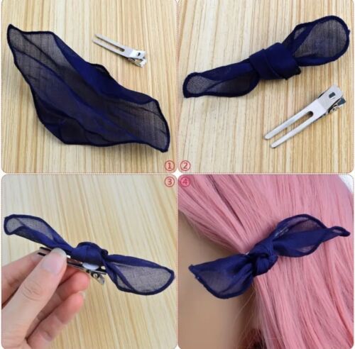 Metal Hair Sectioning Clips Double Prong Strong Grip Hairdressing Hair Make up - Picture 6 of 7