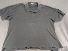 Polo Ralph Lauren Polo Shirt Mens 2XB Big Short Sleeve Embroidered Logo Black
